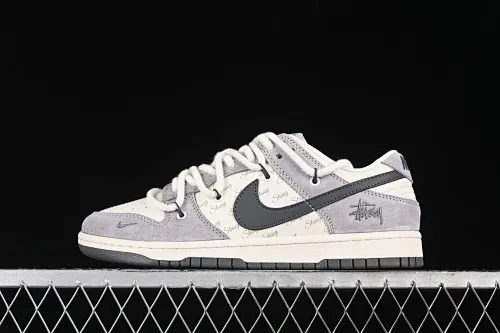 All Categories Nk SB Dunk Series Nk SB Dunk Low High-end Customized Low-top Sneakers Nk SB Dunk Low Stusi Co-branded - Strap Beige Dark Gray Hook Anniversary High-end Customized Low-top Casual Sneakers SJ2068-295